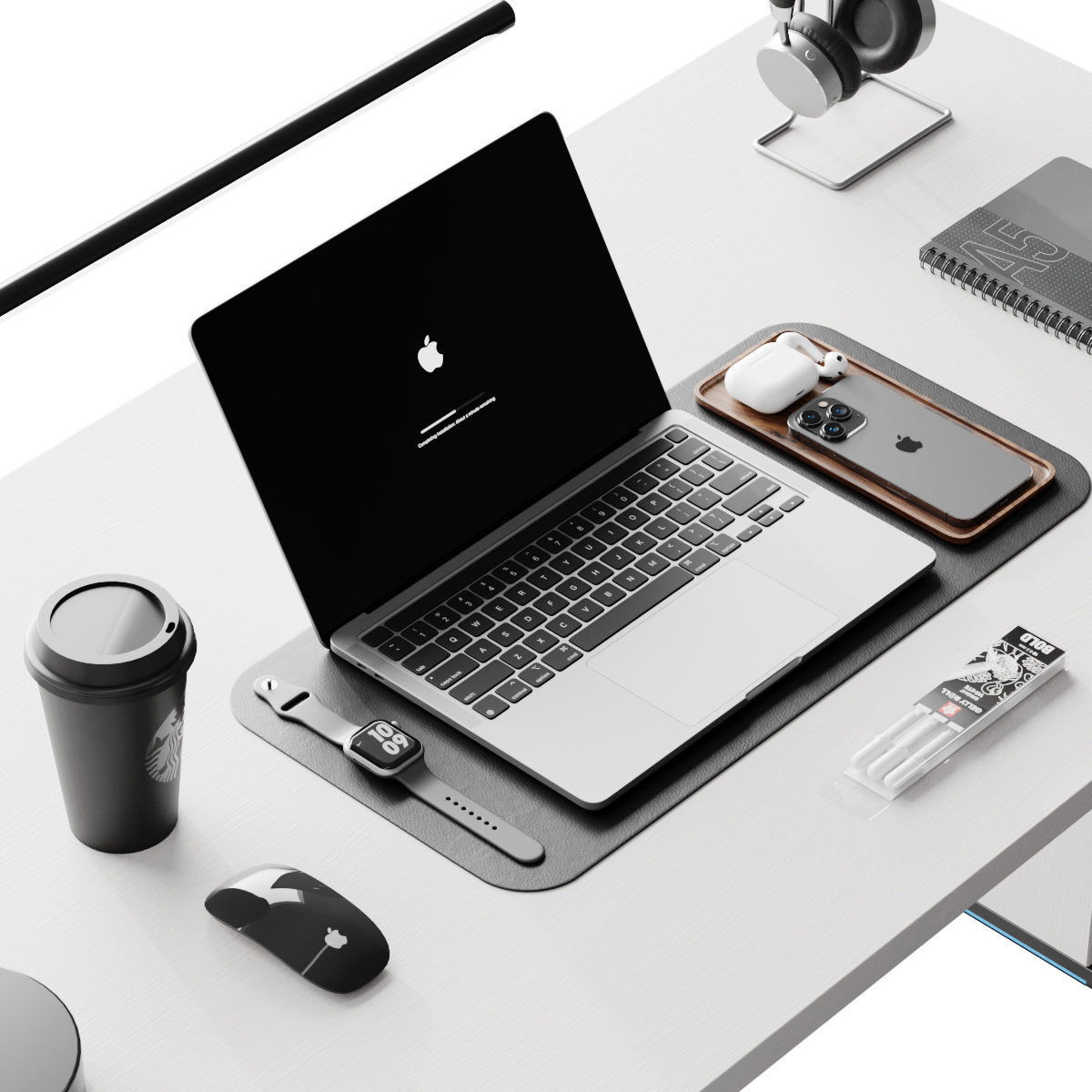 Workplace 16 3D model_2