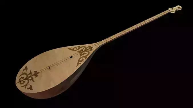 Dombra kazakh musical instrument