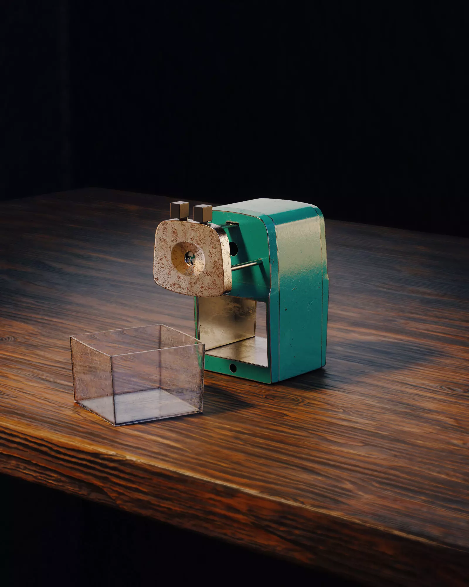 Pencil Sharpener 001 Low-poly 3D model