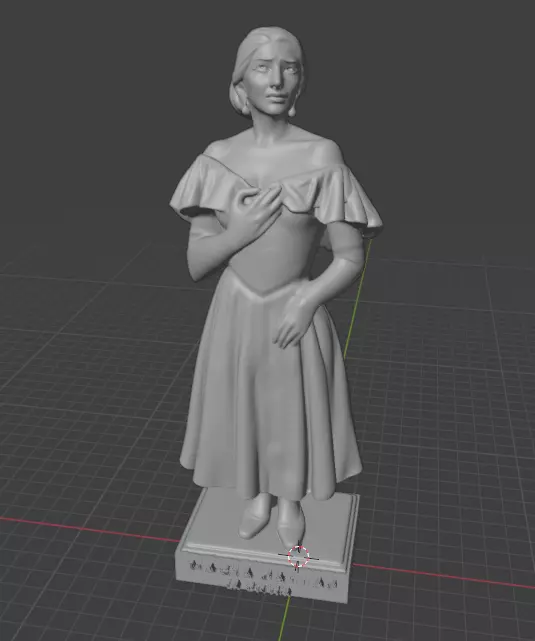 Maria Callas 3D print model_5