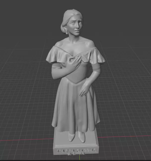 Maria Callas 3D print model_17