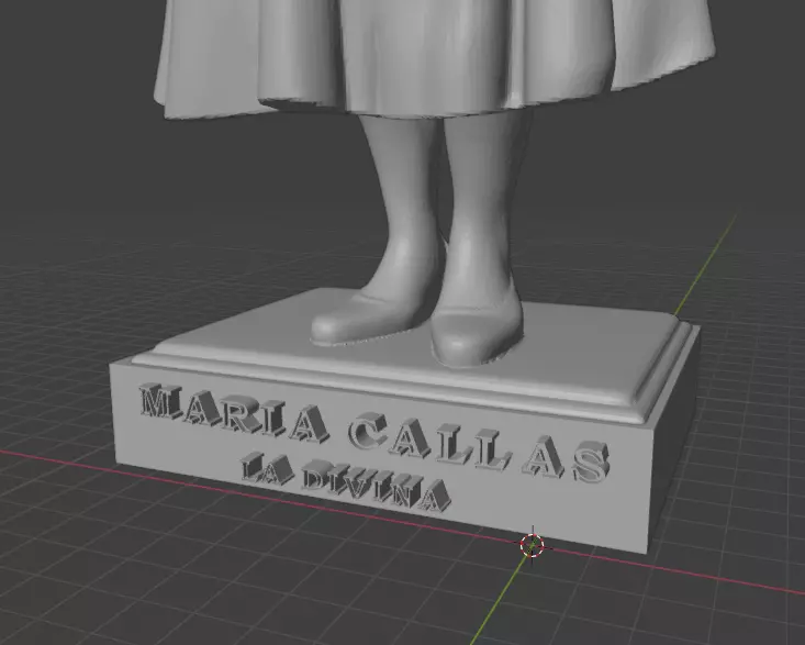 Maria Callas 3D print model_8