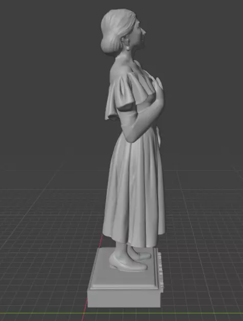 Maria Callas 3D print model_23