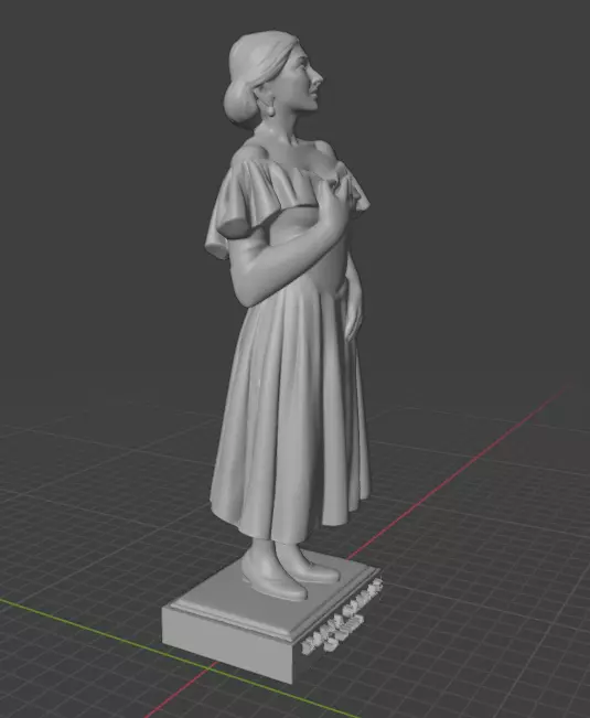 Maria Callas 3D print model_22