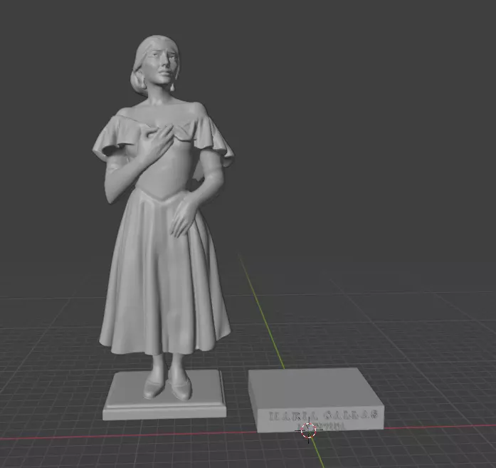 Maria Callas 3D print model_19