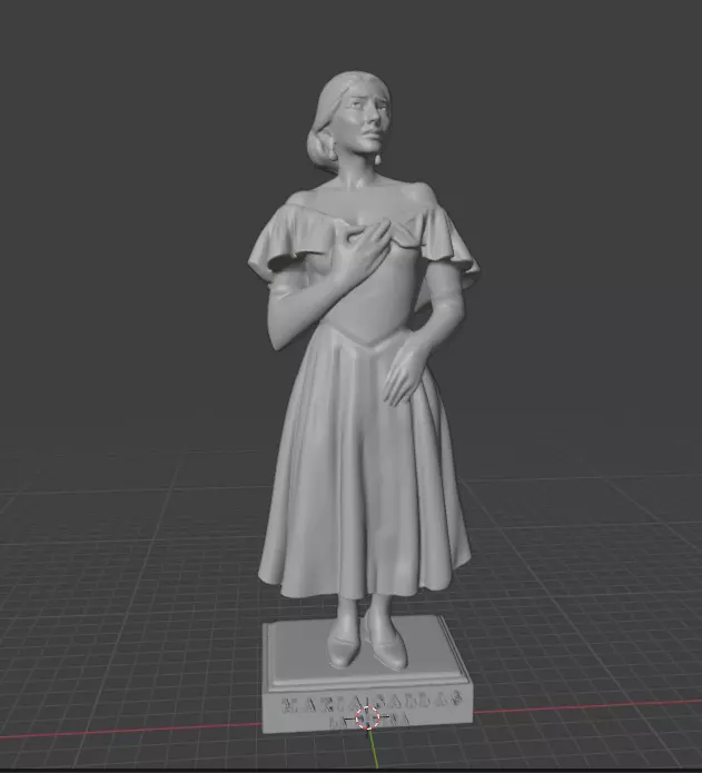 Maria Callas 3D print model_4