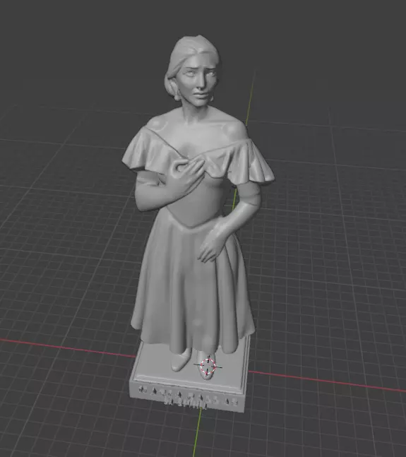 Maria Callas 3D print model_3