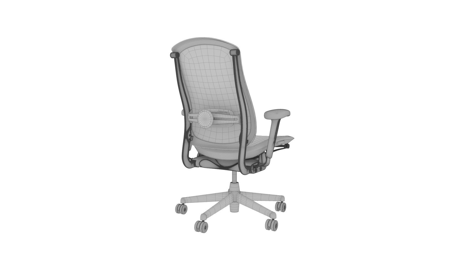Office Chair Computer Chair 3D Model 3D model_8