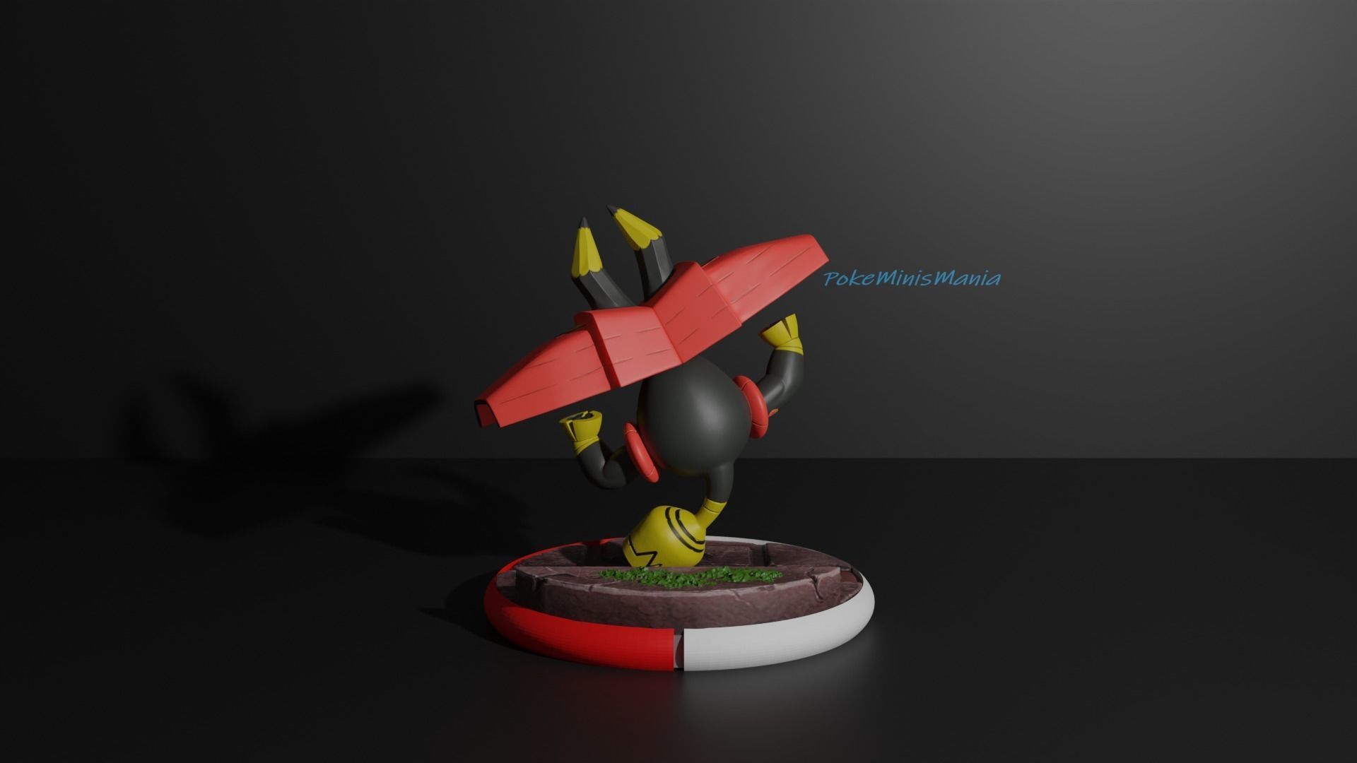 Tapu Bulu pokemon 3D print model 3D print model_3