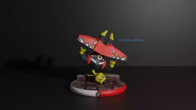 Tapu Bulu pokemon 3D print model