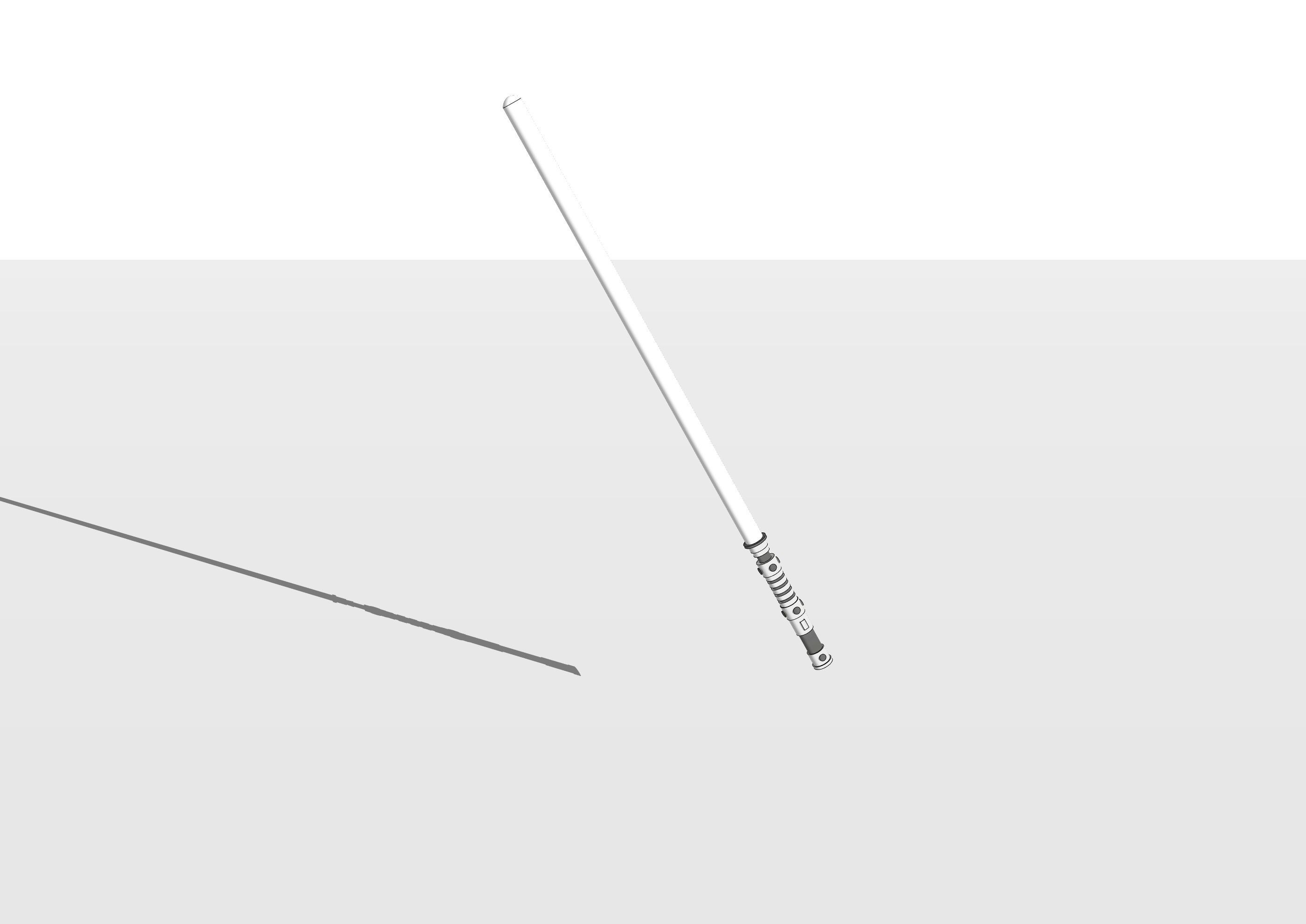 Lightsaber laser sword 3d model 3D model_3