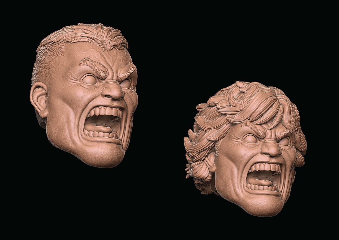 Hulk Head 3D print model_2