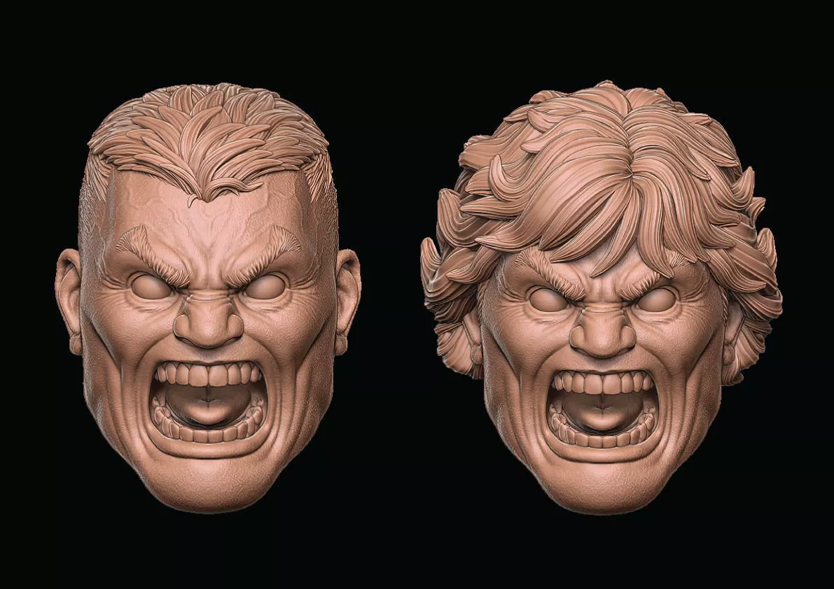 Hulk Head 3D print model_0