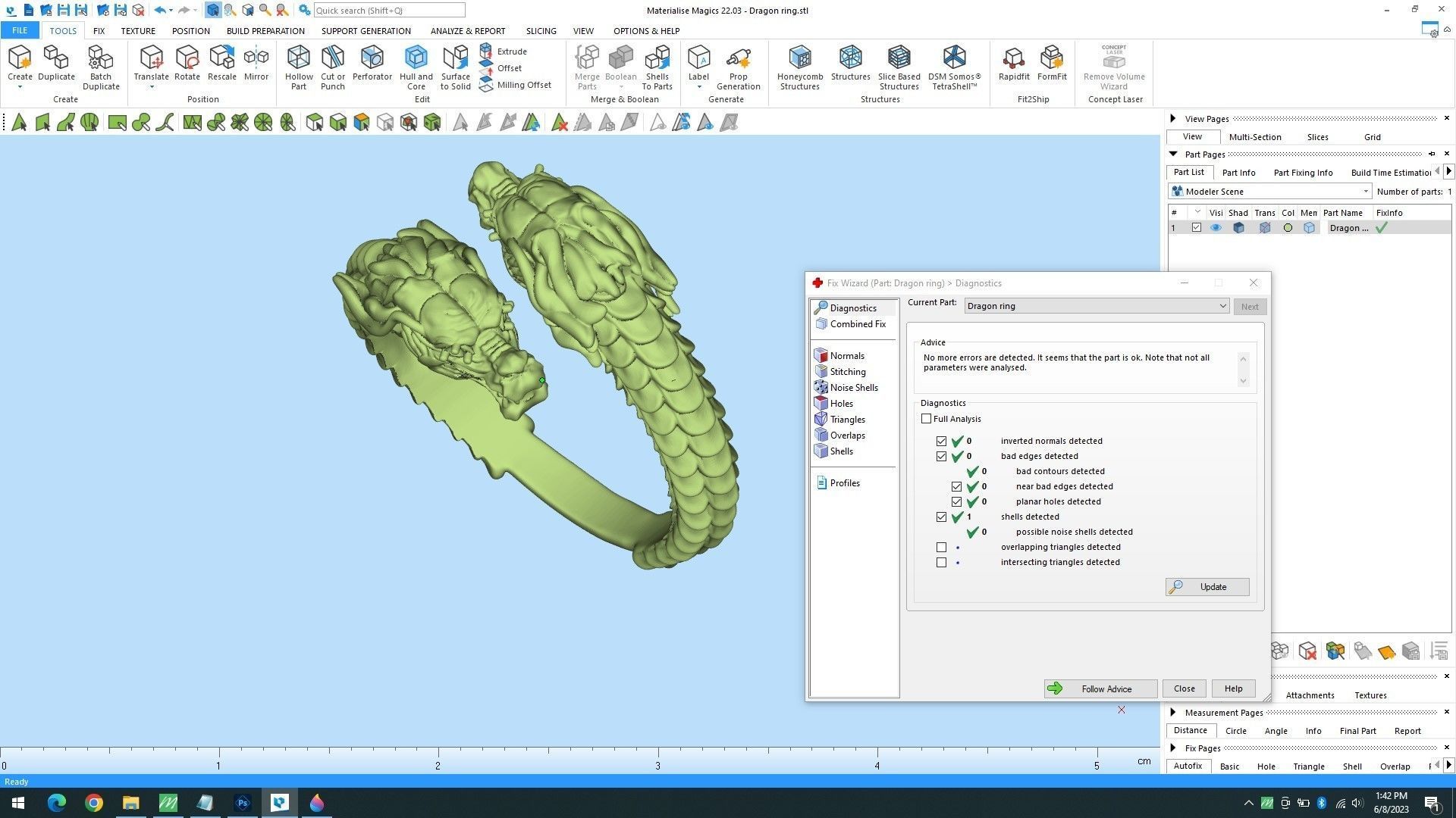 Dragon Ring 3D print model_11