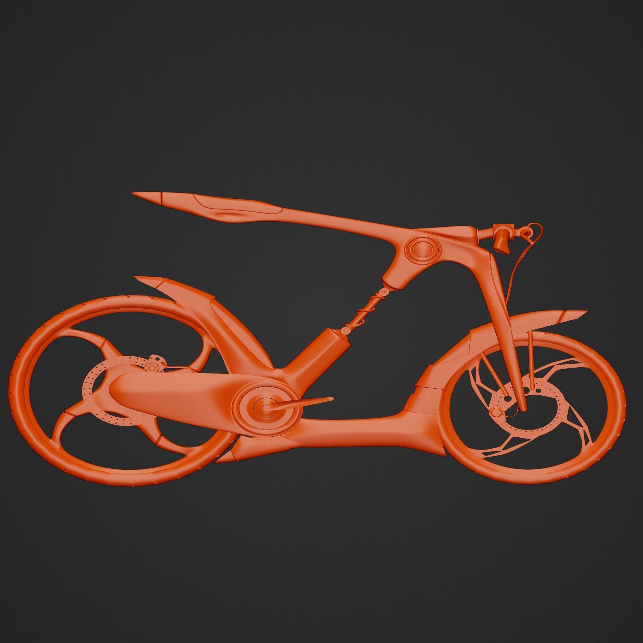 Bike fantasy 3D model_29