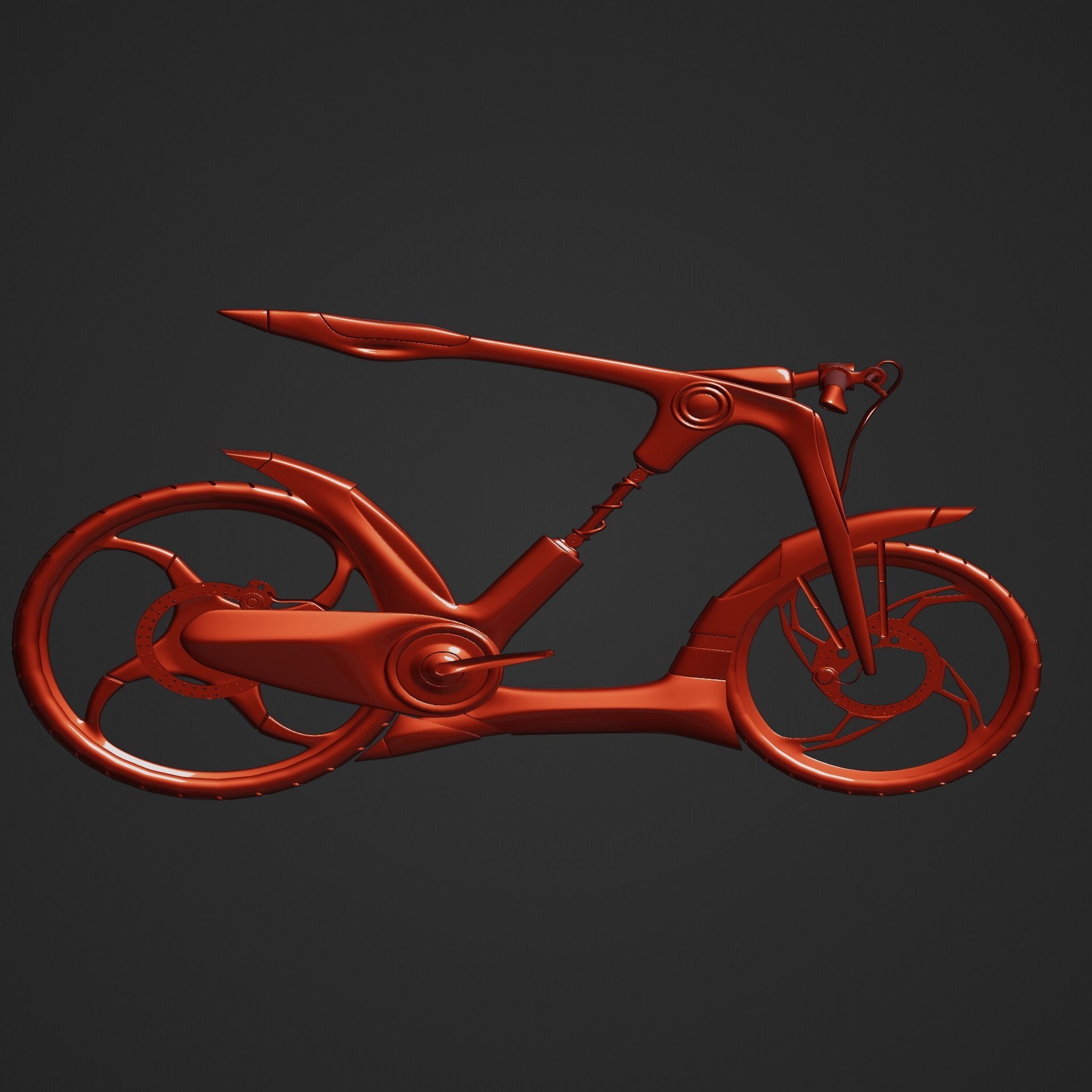 Bike fantasy 3D model_19