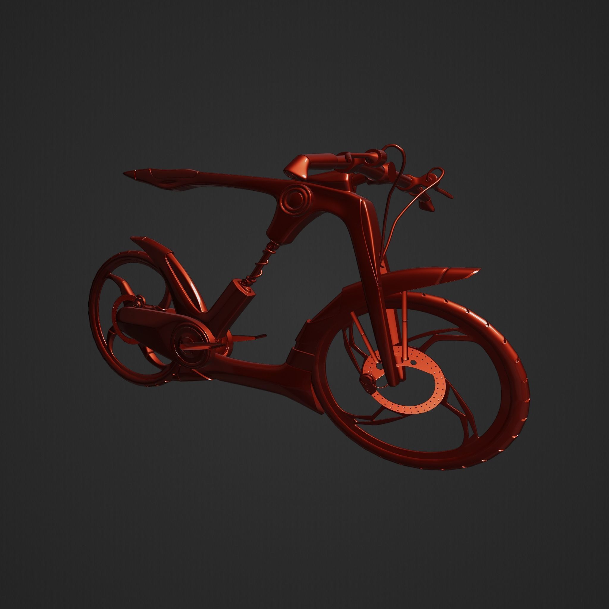 Bike fantasy 3D model_22