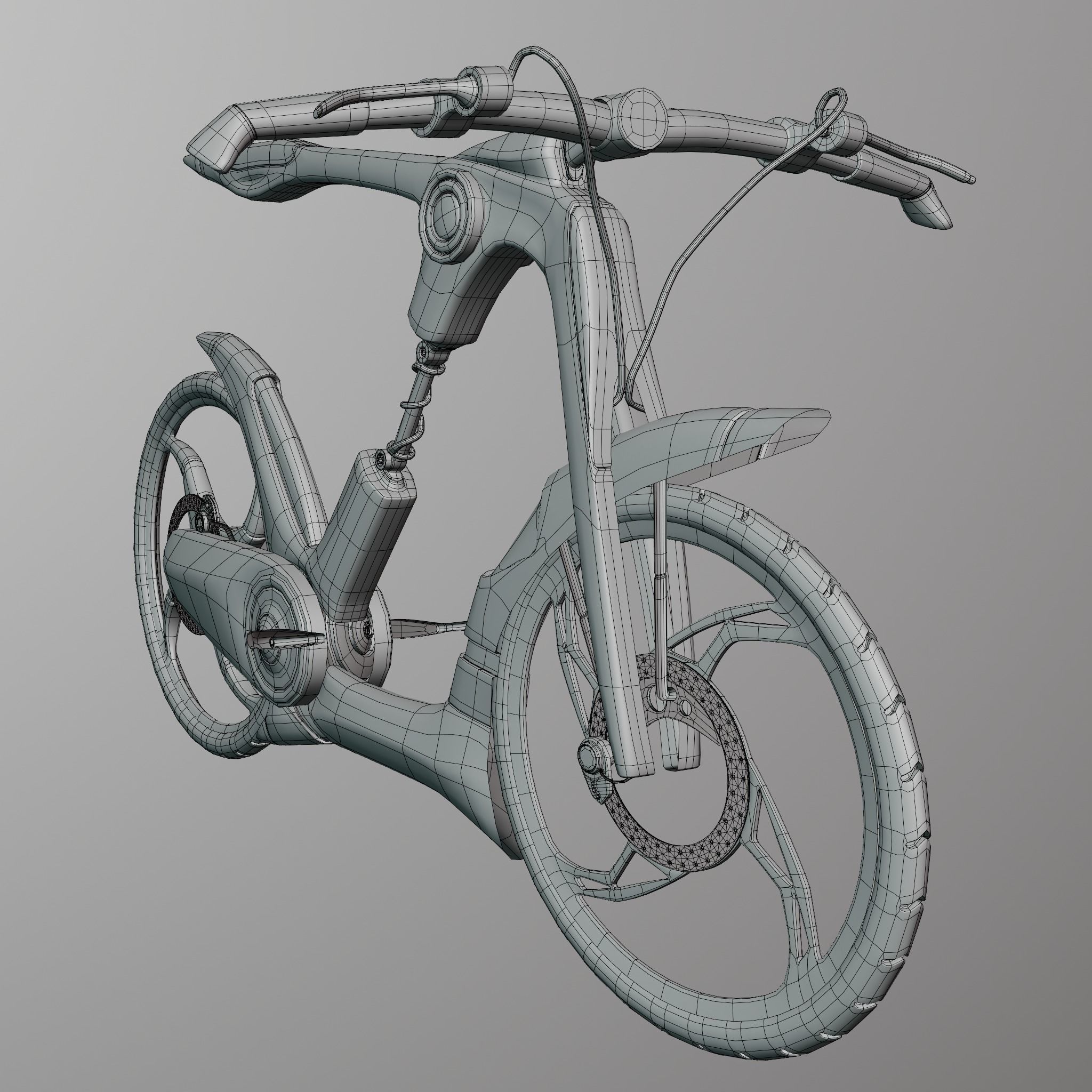 Bike fantasy 3D model_12