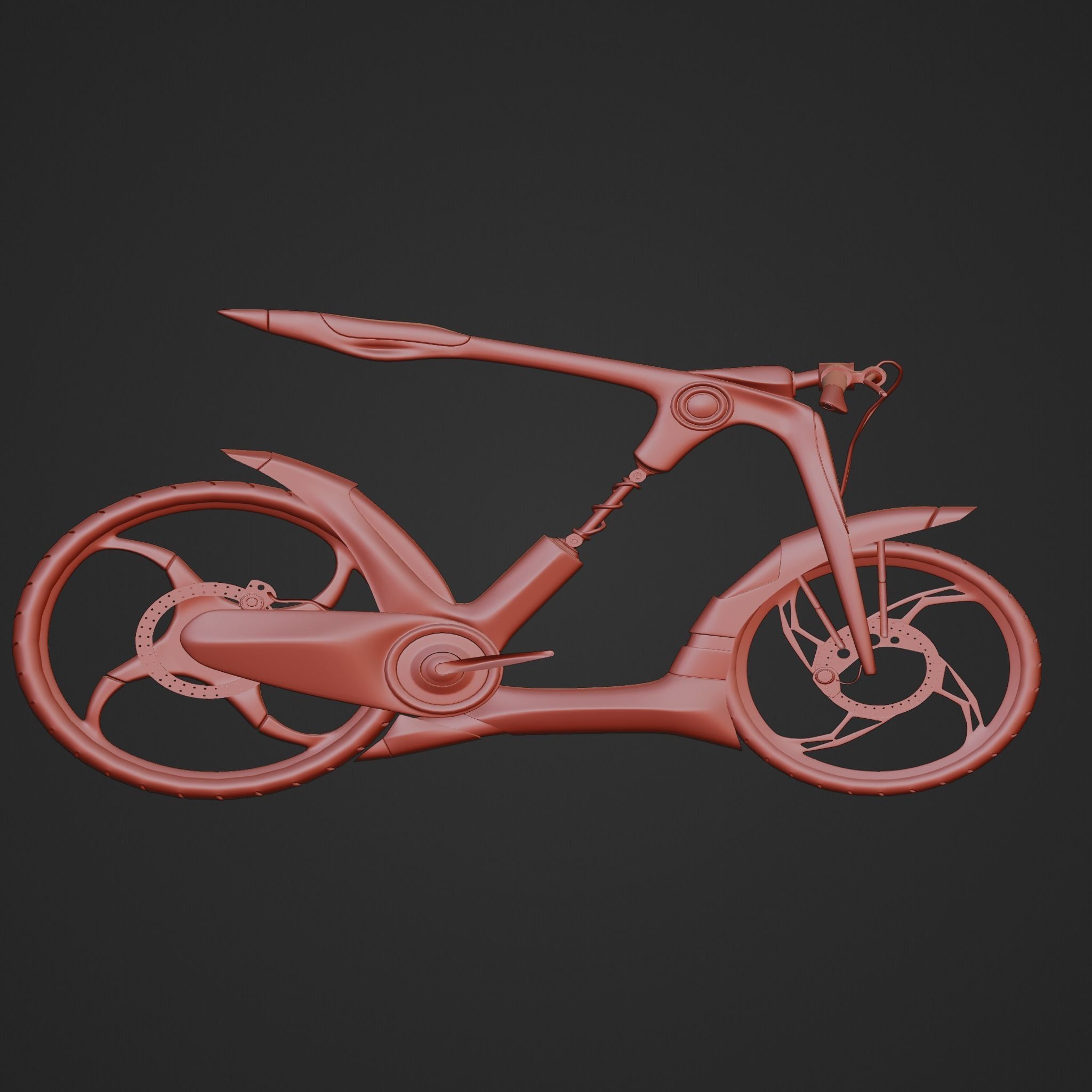 Bike fantasy 3D model_21
