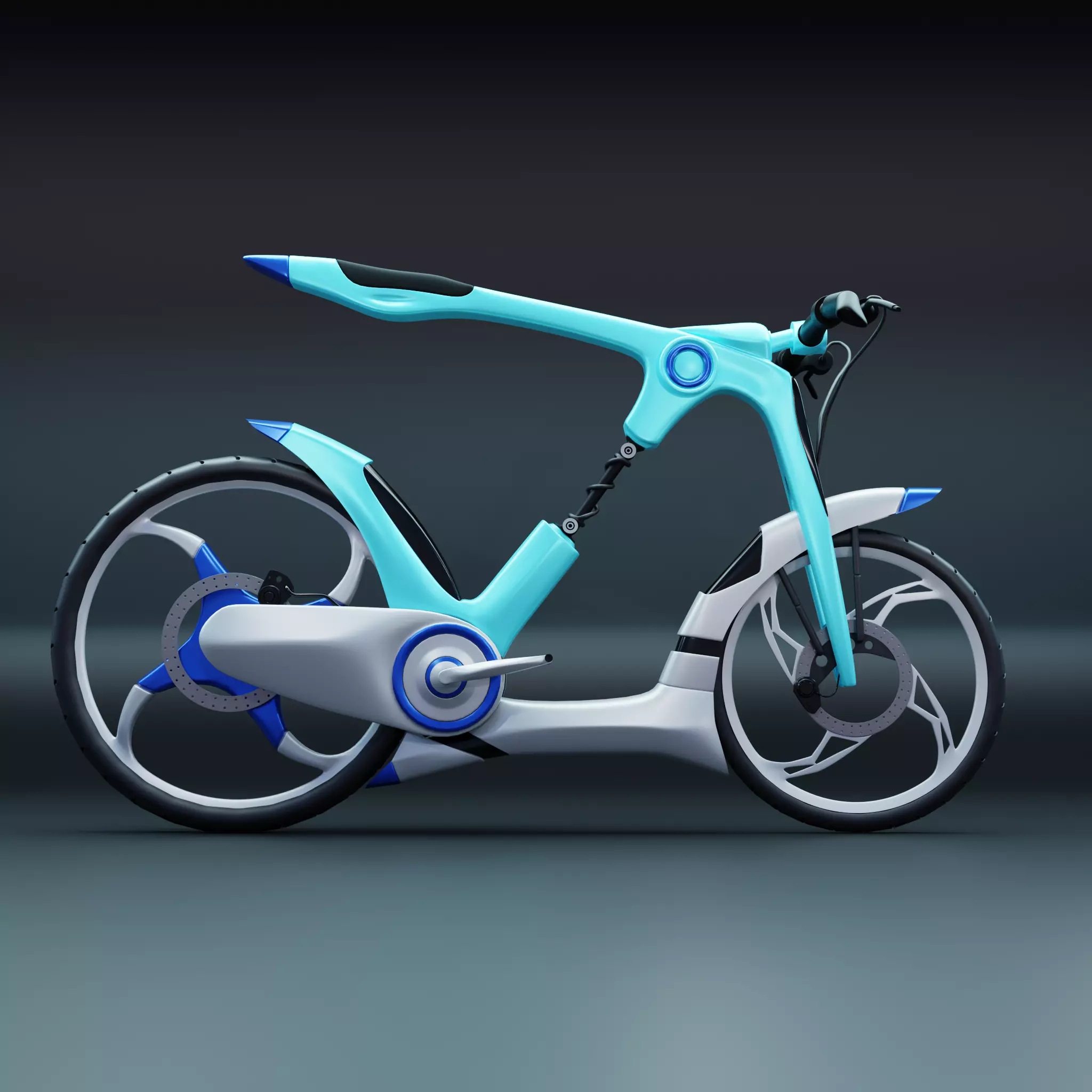 Bike fantasy 3D model_0