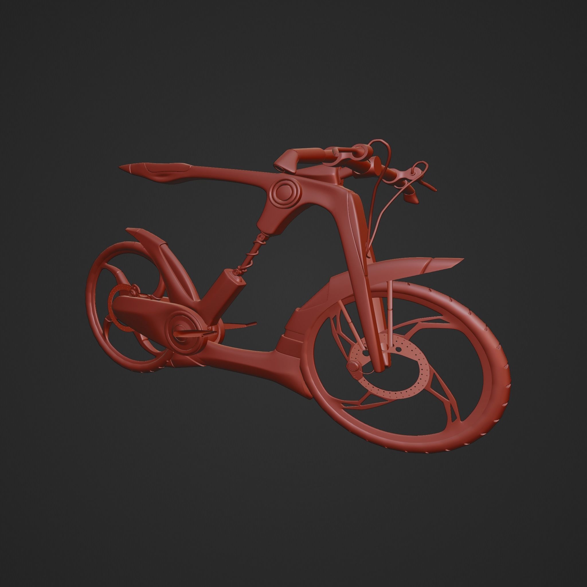 Bike fantasy 3D model_23