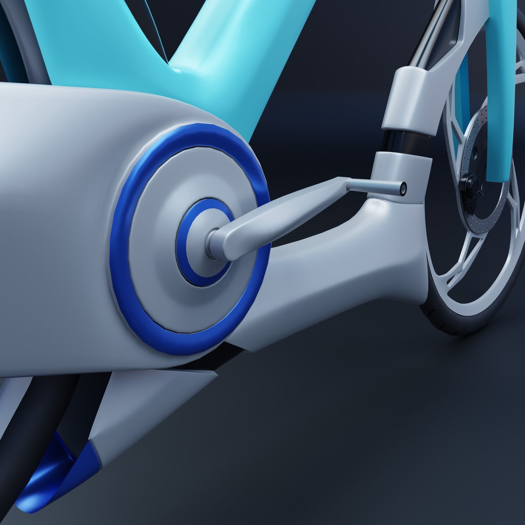 Bike fantasy 3D model_16