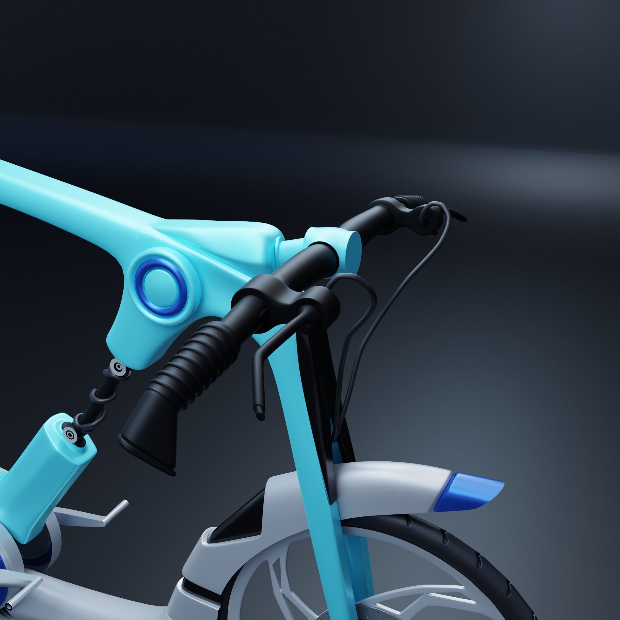 Bike fantasy 3D model_15