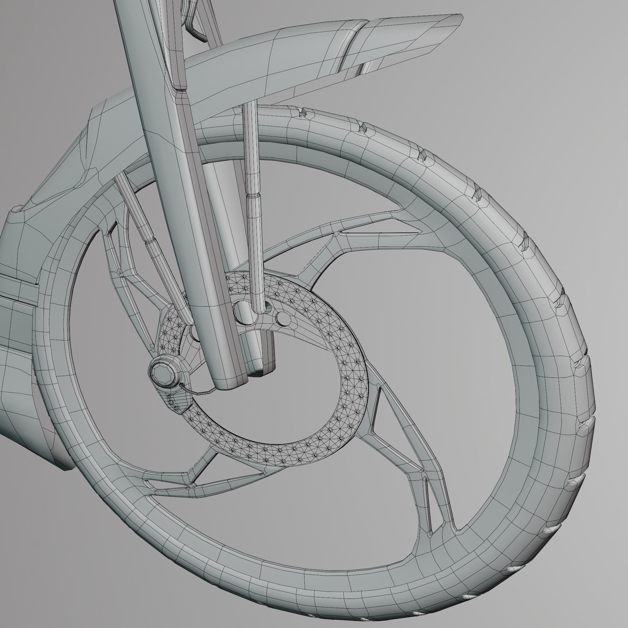 Bike fantasy 3D model_14
