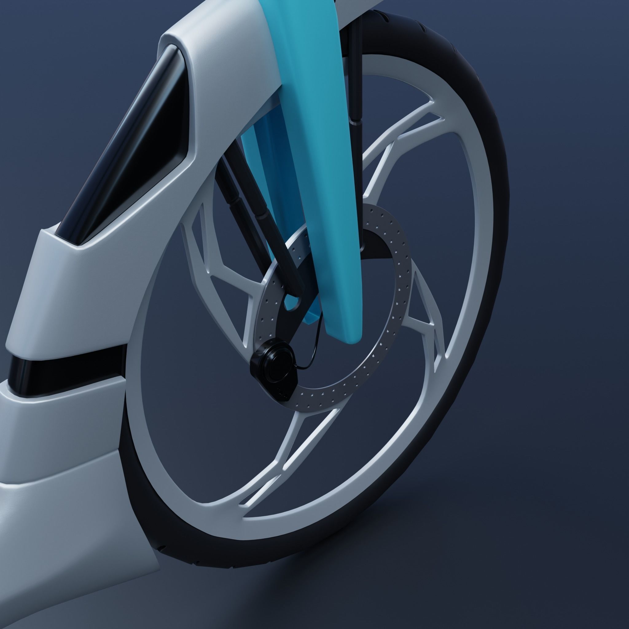 Bike fantasy 3D model_5