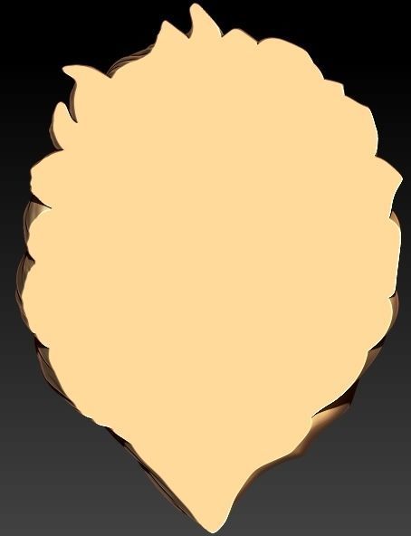 Lion Brooches 3D Printing 3D print model_3