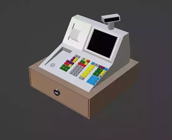 CashRegister LowPoly