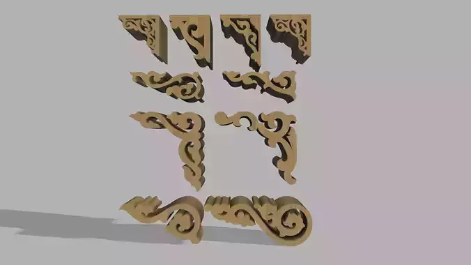 CORNICH AND CORNER BRACKET