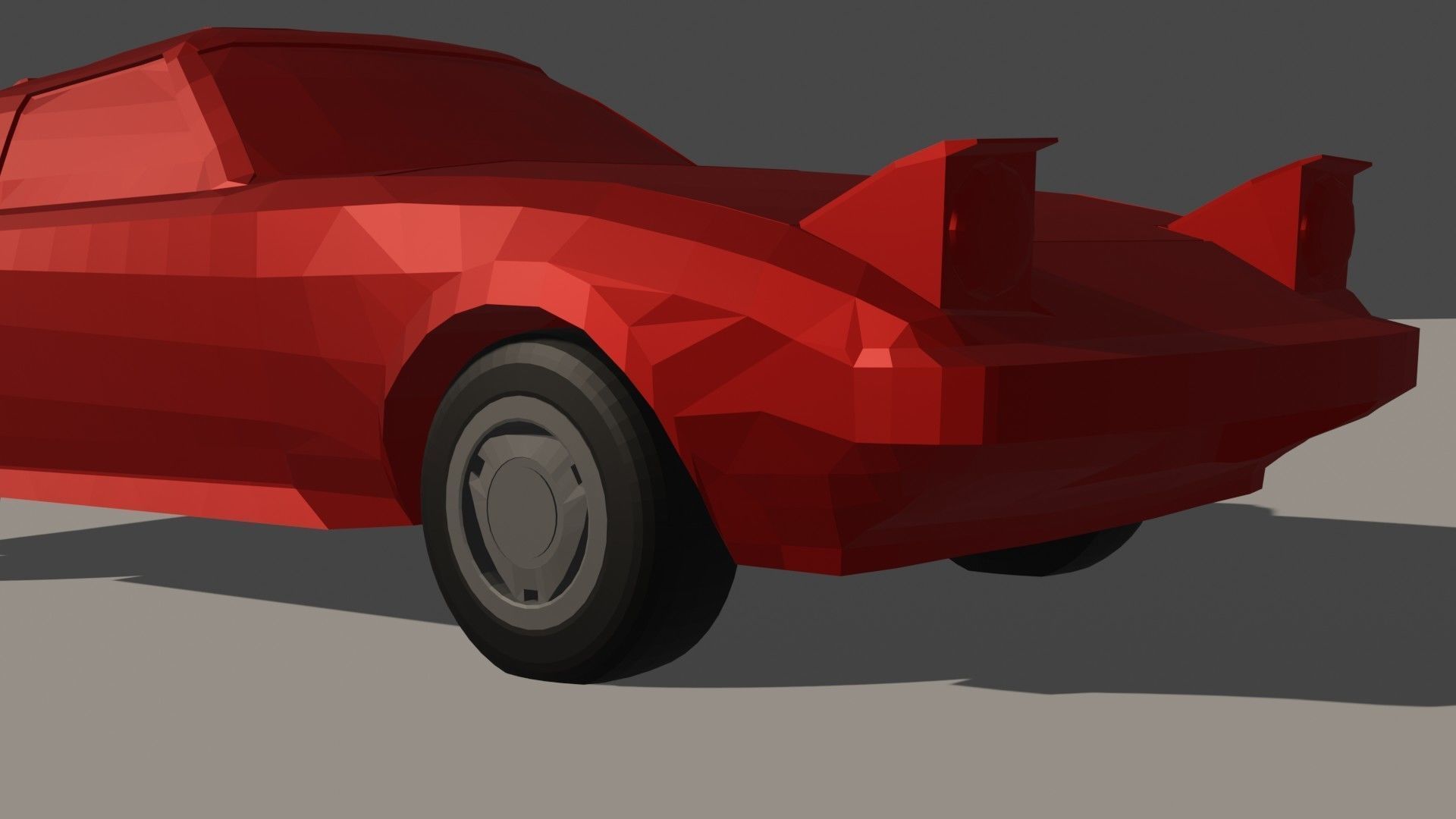 Mazda Rx7-fb Low poly Low-poly 3D model_3