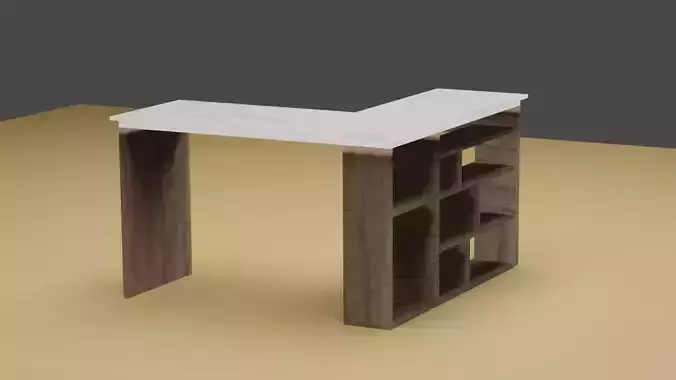 Table With Shelves
