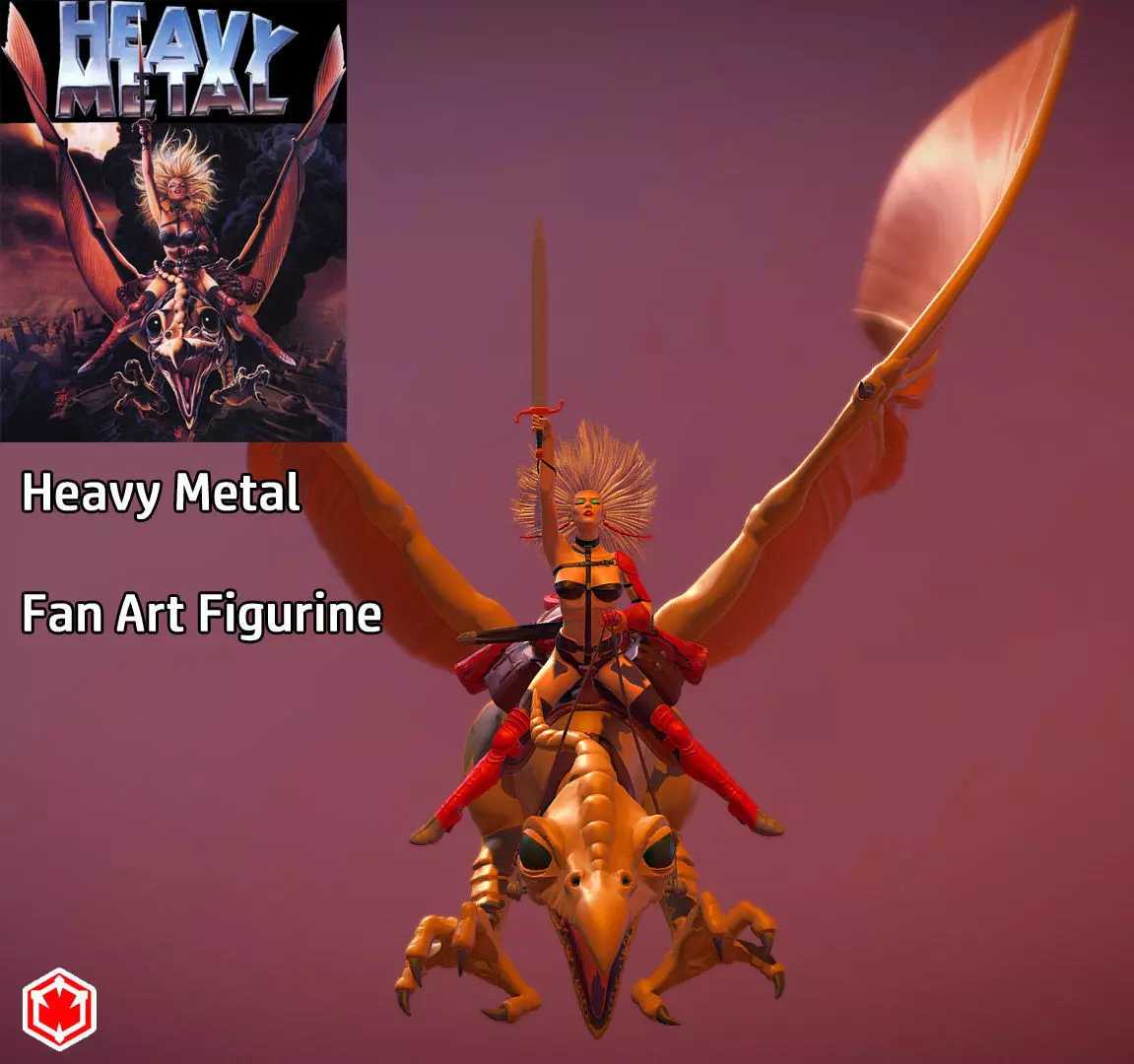 Heavy Metal Taarna 3D print model