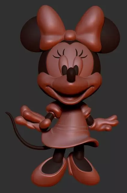 Minnie Mouse  3D print model_0