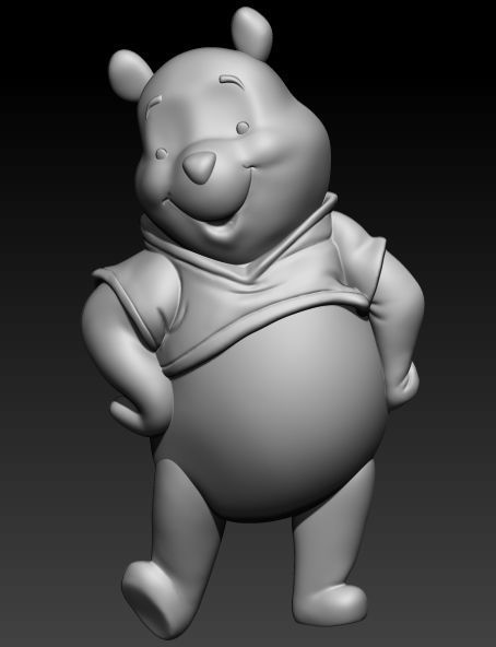 Honey Pooh 3D print model_3