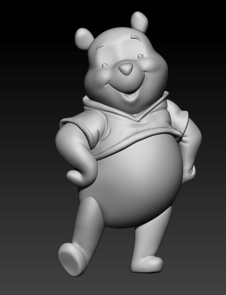 Honey Pooh 3D print model_1