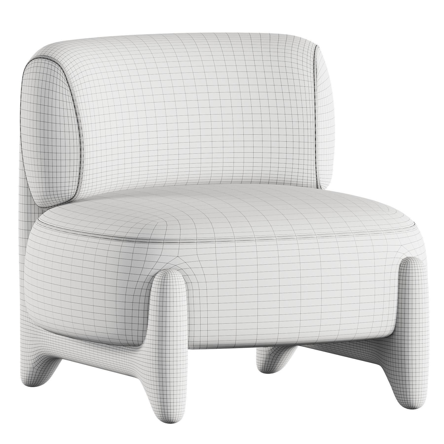 Tobo Armchair by Alter Ego 3D model_5