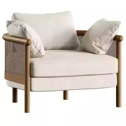 Sydney Cane Armchair by Soho Home