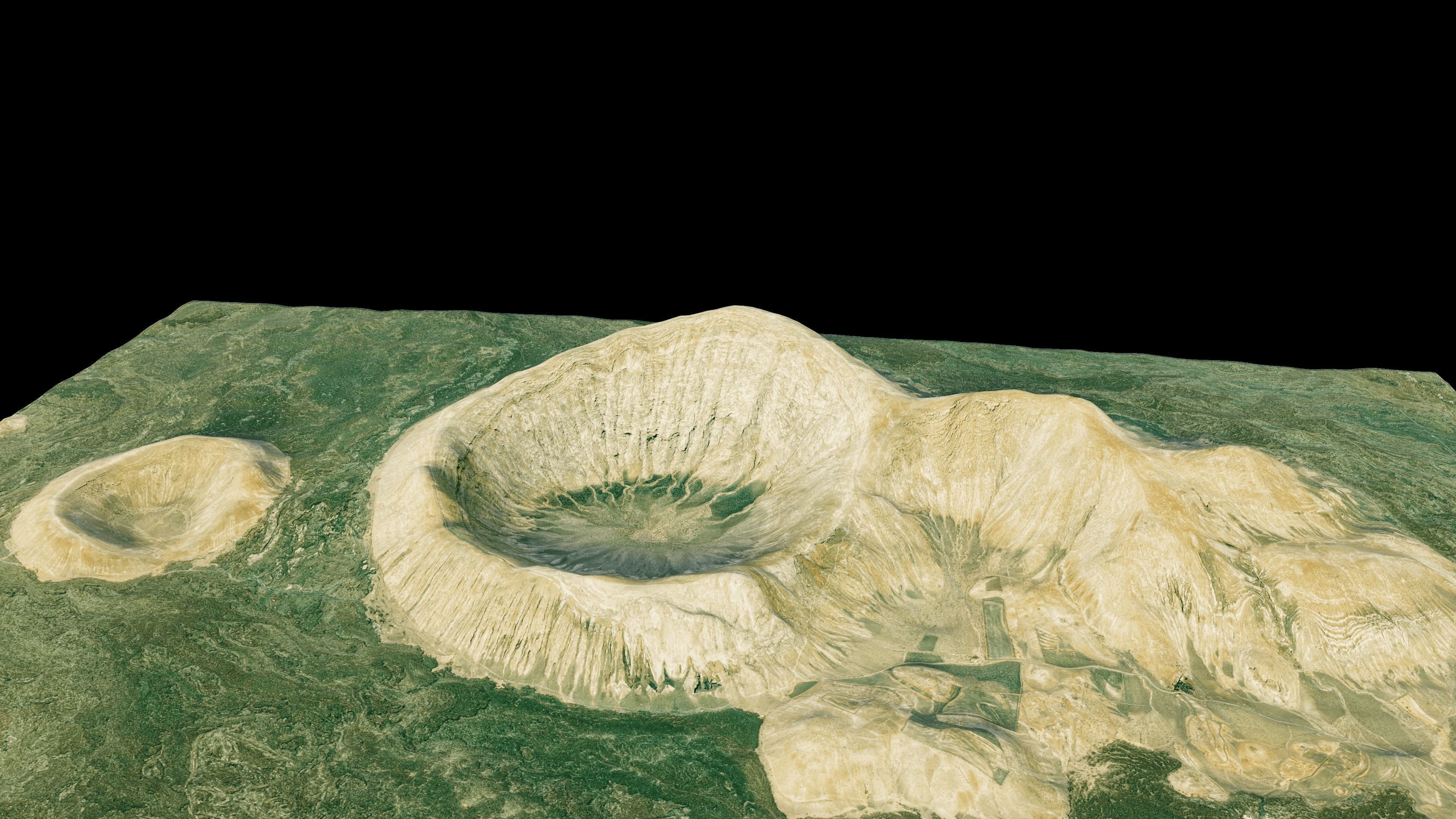 Caldera blanca 3d model terrain 3D model_5