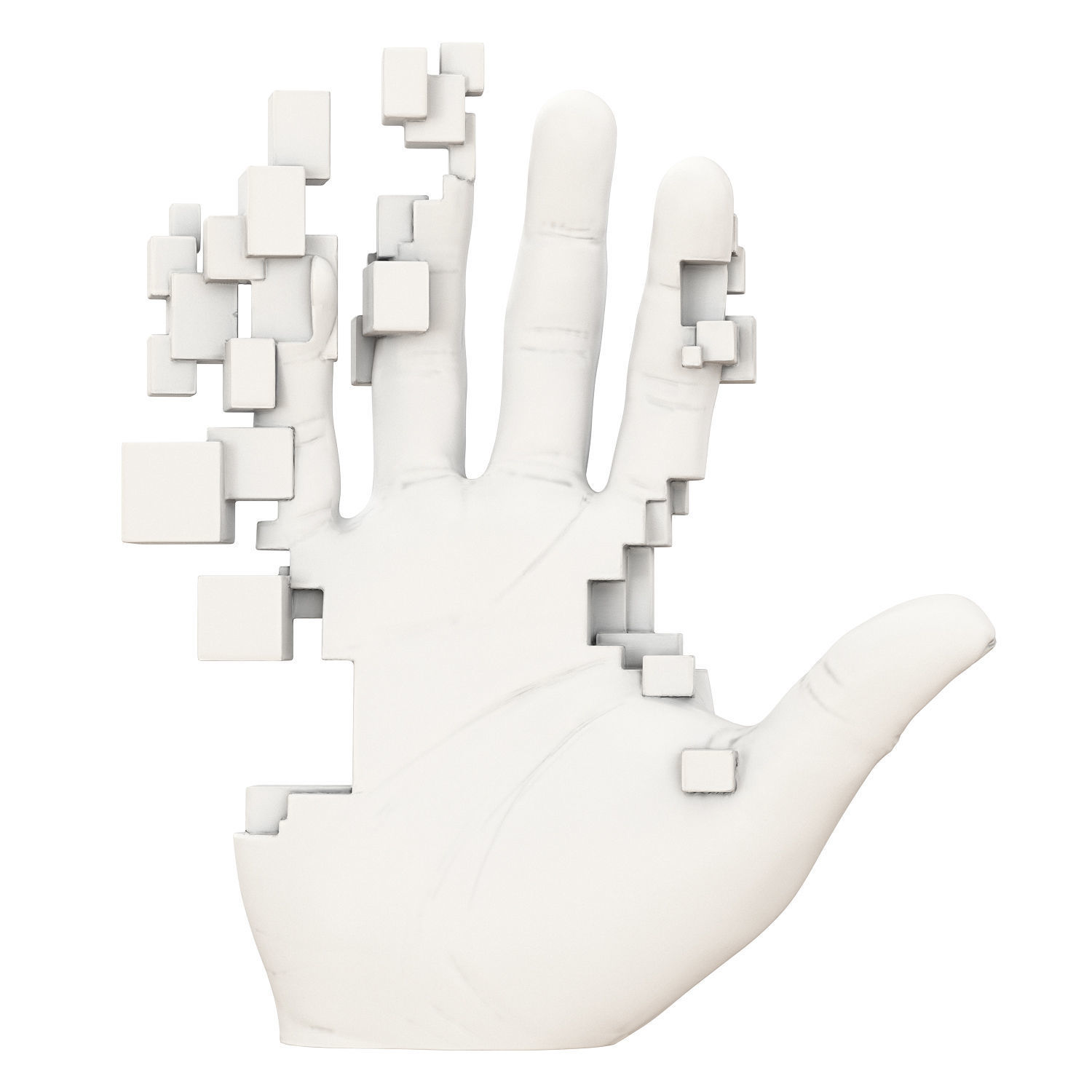 Figurine Hand Handi 3D model_2