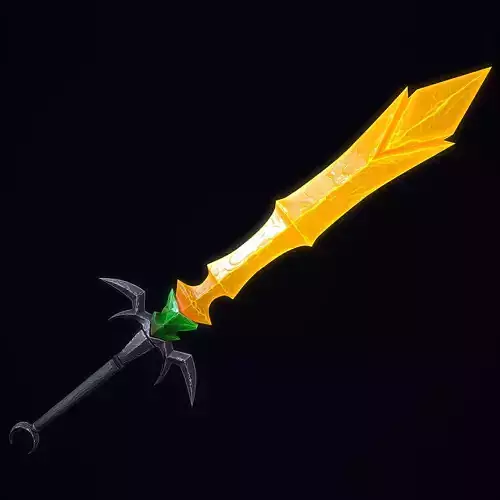 The Horsemans Blade Low-poly 3D model