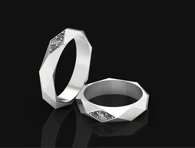 Boucheron Facette wedding ring    817