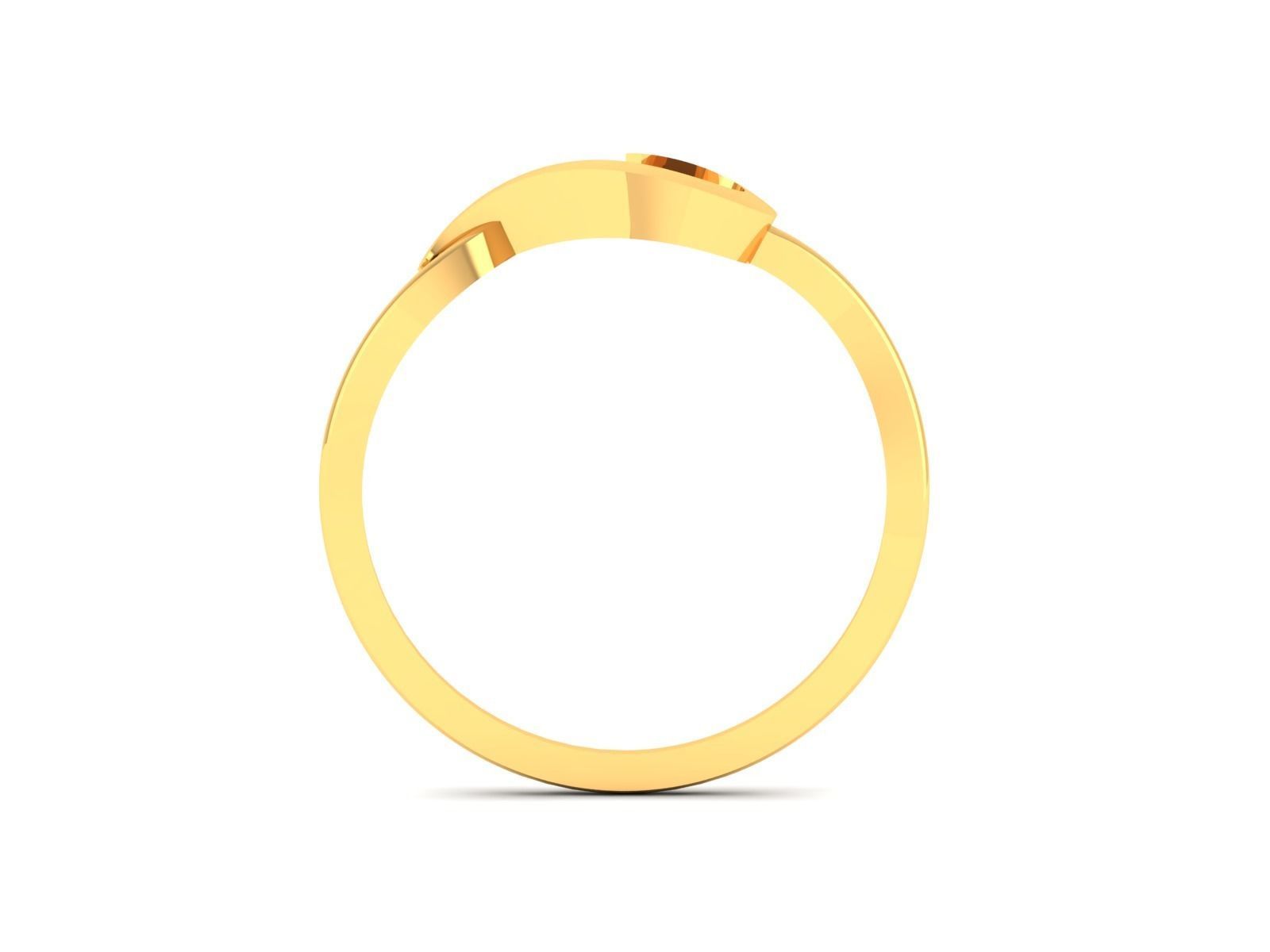 Diamond Ring For Women 3d Print Model 3D print model_17