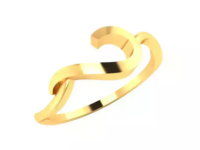 Diamond Ring For Women 3d Print Model