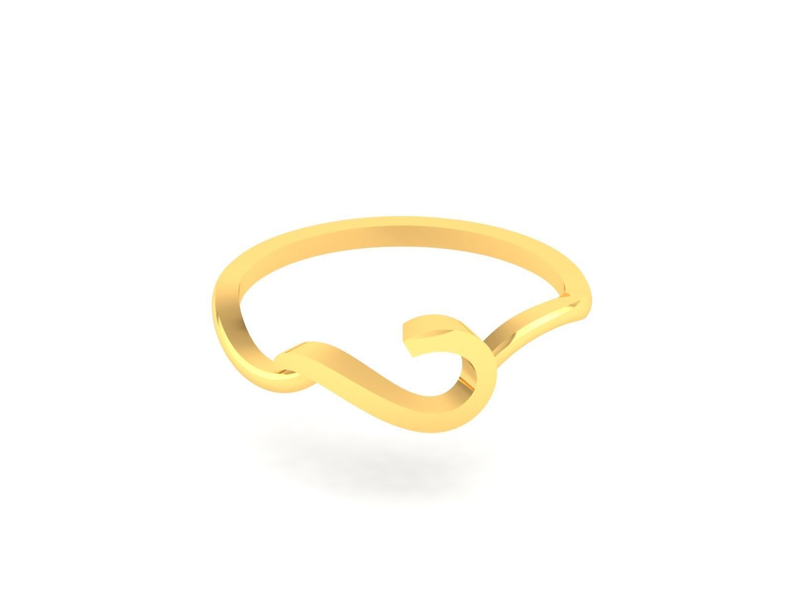Diamond Ring For Women 3d Print Model 3D print model_11