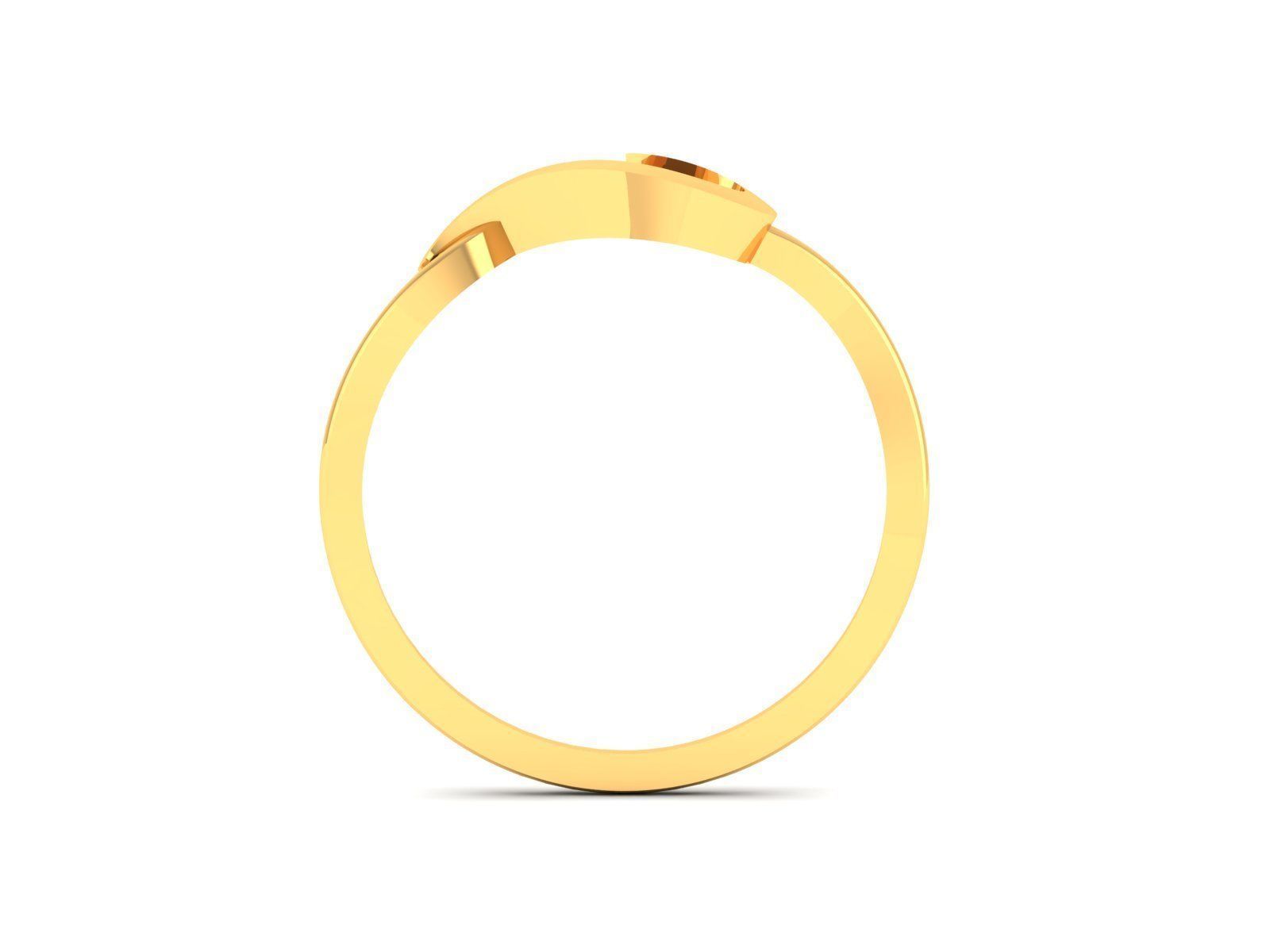 Diamond Ring For Women 3d Print Model 3D print model_16