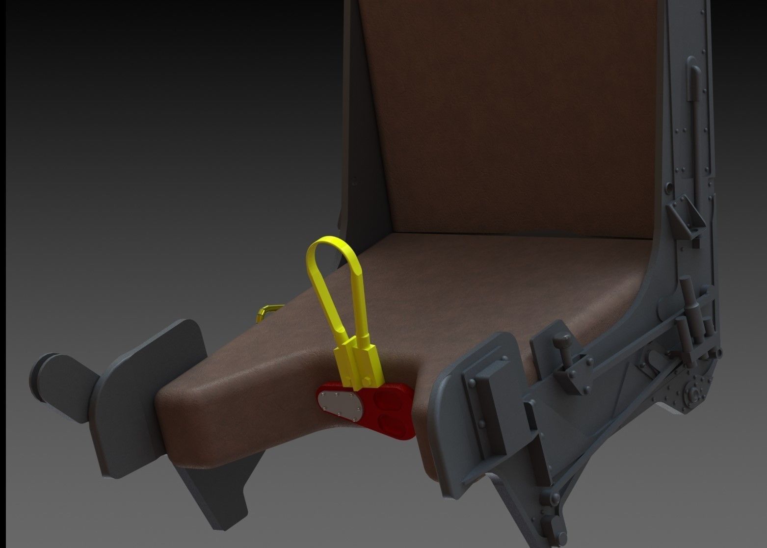 F4 Phantom Seat Martin Baker MK7  3D print model_6