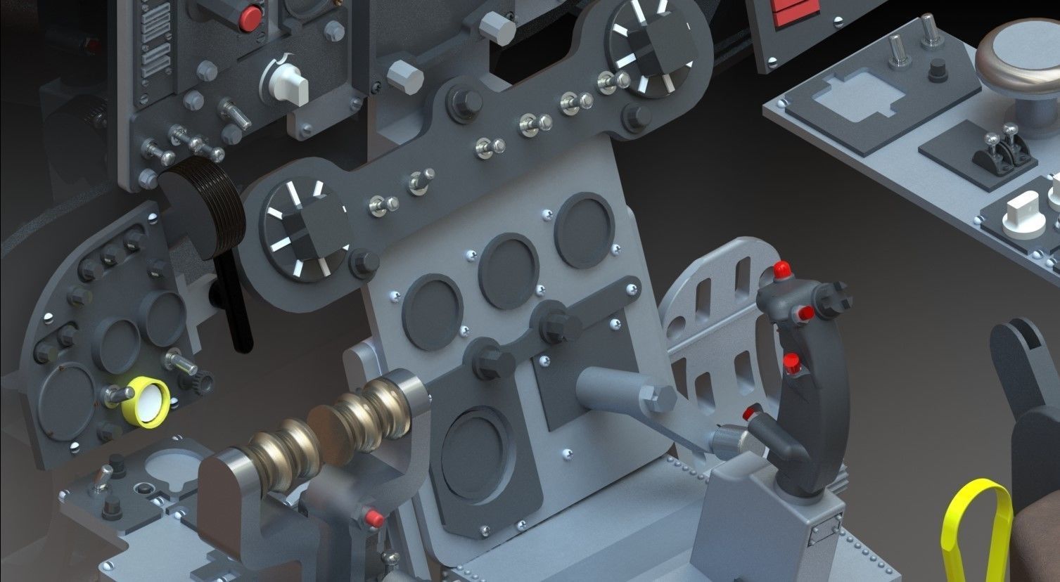 F4 Phantom Hight definition work  Cockpit  3D print model_34